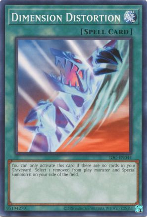 Dimension Distortion (IOC-EN044) - Invasion of Chaos (25th Anniversary Edition) Unlimited Invasion of Chaos (25th Anniversary Edition) Yugioh Single  Squirtle Squad Card Shop.