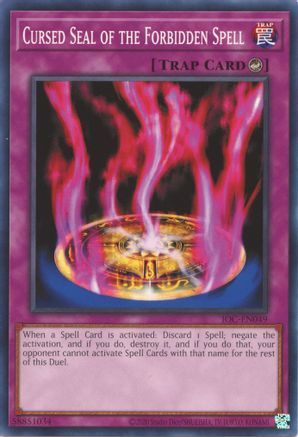 Cursed Seal of the Forbidden Spell (IOC-EN049) - Invasion of Chaos (25th Anniversary Edition) Unlimited Invasion of Chaos (25th Anniversary Edition) Yugioh Single  Squirtle Squad Card Shop.