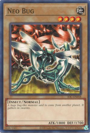 Neo Bug (IOC-EN058) - Invasion of Chaos (25th Anniversary Edition) Unlimited Invasion of Chaos (25th Anniversary Edition) Yugioh Single  Squirtle Squad Card Shop.