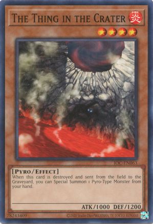 The Thing in the Crater (IOC-EN063) - Invasion of Chaos (25th Anniversary Edition) Unlimited Invasion of Chaos (25th Anniversary Edition) Yugioh Single  Squirtle Squad Card Shop.