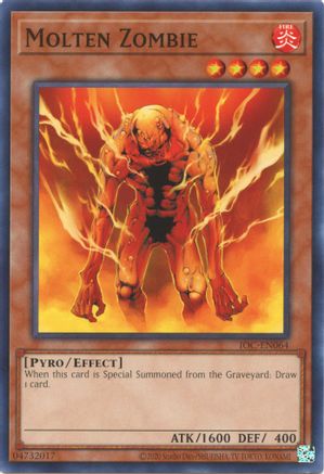 Molten Zombie (IOC-EN064) - Invasion of Chaos (25th Anniversary Edition) Unlimited Invasion of Chaos (25th Anniversary Edition) Yugioh Single  Squirtle Squad Card Shop.