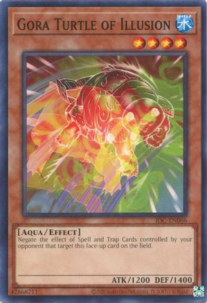 Gora Turtle of Illusion (IOC-EN066) - Invasion of Chaos (25th Anniversary Edition) Unlimited Invasion of Chaos (25th Anniversary Edition) Yugioh Single  Squirtle Squad Card Shop.