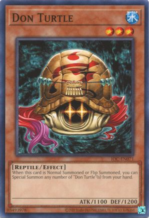 Don Turtle (IOC-EN071) - Invasion of Chaos (25th Anniversary Edition) Unlimited Invasion of Chaos (25th Anniversary Edition) Yugioh Single  Squirtle Squad Card Shop.