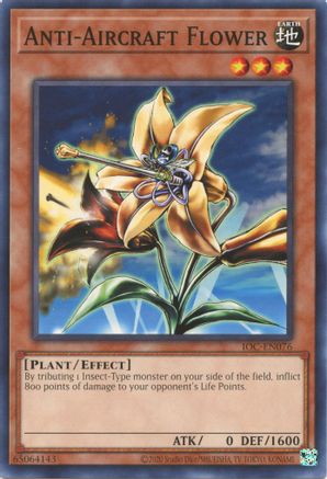 Anti-Aircraft Flower (IOC-EN076) - Invasion of Chaos (25th Anniversary Edition) Unlimited Invasion of Chaos (25th Anniversary Edition) Yugioh Single  Squirtle Squad Card Shop.