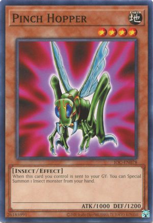 Pinch Hopper (IOC-EN078) - Invasion of Chaos (25th Anniversary Edition) Unlimited Invasion of Chaos (25th Anniversary Edition) Yugioh Single  Squirtle Squad Card Shop.