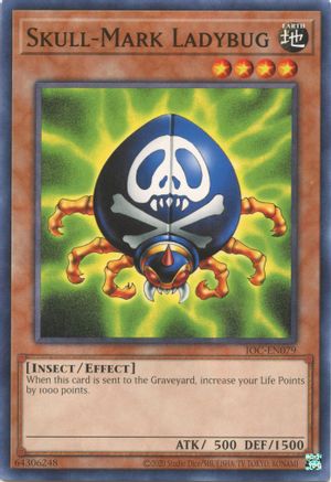 Skull-Mark Ladybug (IOC-EN079) - Invasion of Chaos (25th Anniversary Edition) Unlimited Invasion of Chaos (25th Anniversary Edition) Yugioh Single  Squirtle Squad Card Shop.