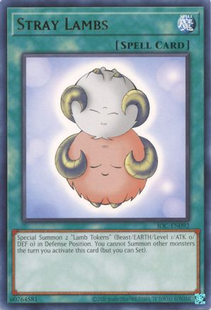 Stray Lambs (IOC-EN092) - Invasion of Chaos (25th Anniversary Edition) Unlimited Invasion of Chaos (25th Anniversary Edition) Yugioh Single  Squirtle Squad Card Shop.