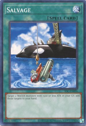 Salvage (IOC-EN096) - Invasion of Chaos (25th Anniversary Edition) Unlimited Invasion of Chaos (25th Anniversary Edition) Yugioh Single  Squirtle Squad Card Shop.