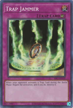 Trap Jammer (IOC-EN110) - Invasion of Chaos (25th Anniversary Edition) Unlimited Invasion of Chaos (25th Anniversary Edition) Yugioh Single  Squirtle Squad Card Shop.