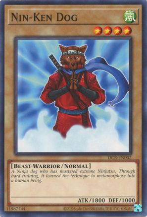 Nin-Ken Dog (DCR-EN002) - Dark Crisis (25th Anniversary Edition) Unlimited Dark Crisis (25th Anniversary Edition) Yugioh Single  Squirtle Squad Card Shop.