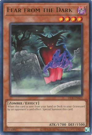 Fear from the Dark (DCR-EN025) - Dark Crisis (25th Anniversary Edition) Unlimited Dark Crisis (25th Anniversary Edition) Yugioh Single  Squirtle Squad Card Shop.