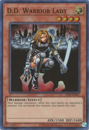 D.D. Warrior Lady (DCR-EN027) - Dark Crisis (25th Anniversary Edition) Unlimited Dark Crisis (25th Anniversary Edition) Yugioh Single  Squirtle Squad Card Shop.