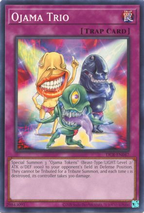 Ojama Trio (DCR-EN047) - Dark Crisis (25th Anniversary Edition) Unlimited Dark Crisis (25th Anniversary Edition) Yugioh Single  Squirtle Squad Card Shop.