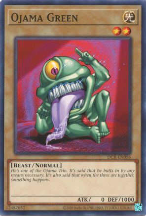 Ojama Green (DCR-EN056) - Dark Crisis (25th Anniversary Edition) Unlimited Dark Crisis (25th Anniversary Edition) Yugioh Single  Squirtle Squad Card Shop.