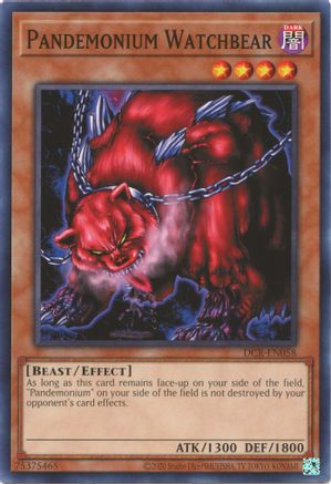 Pandemonium Watchbear (DCR-EN058) - Dark Crisis (25th Anniversary Edition) Unlimited Dark Crisis (25th Anniversary Edition) Yugioh Single  Squirtle Squad Card Shop.