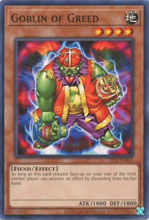 Goblin of Greed (DCR-EN065) - Dark Crisis (25th Anniversary Edition) Unlimited Dark Crisis (25th Anniversary Edition) Yugioh Single  Squirtle Squad Card Shop.