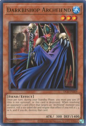Darkbishop Archfiend (DCR-EN069) - Dark Crisis (25th Anniversary Edition) Unlimited Dark Crisis (25th Anniversary Edition) Yugioh Single  Squirtle Squad Card Shop.