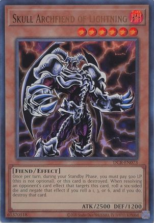 Skull Archfiend of Lightning (DCR-EN073) - Dark Crisis (25th Anniversary Edition) Unlimited Dark Crisis (25th Anniversary Edition) Yugioh Single  Squirtle Squad Card Shop.