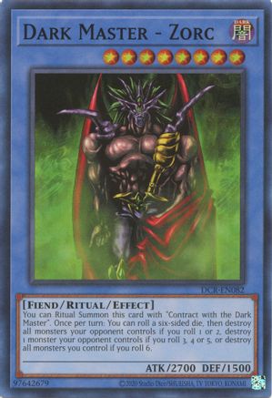 Dark Master - Zorc (DCR-EN082) - Dark Crisis (25th Anniversary Edition) Unlimited Dark Crisis (25th Anniversary Edition) Yugioh Single  Squirtle Squad Card Shop.