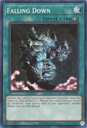 Falling Down (DCR-EN088) - Dark Crisis (25th Anniversary Edition) Unlimited Dark Crisis (25th Anniversary Edition) Yugioh Single  Squirtle Squad Card Shop.