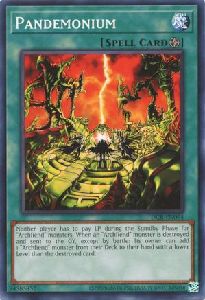 Pandemonium (DCR-EN094) - Dark Crisis (25th Anniversary Edition) Unlimited Dark Crisis (25th Anniversary Edition) Yugioh Single  Squirtle Squad Card Shop.