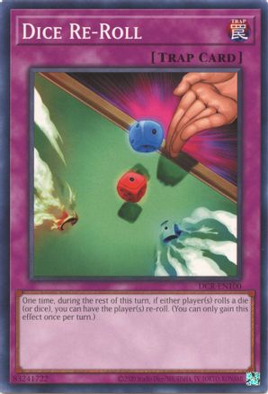 Dice Re-Roll (DCR-EN100) - Dark Crisis (25th Anniversary Edition) Unlimited Dark Crisis (25th Anniversary Edition) Yugioh Single  Squirtle Squad Card Shop.