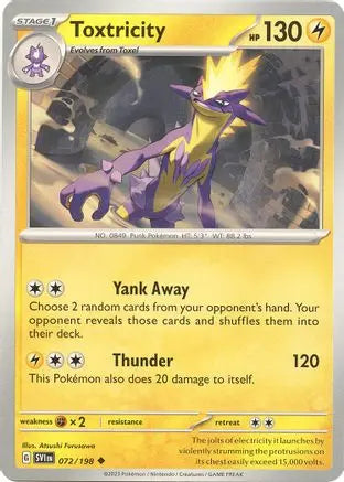 Toxtricity 072  SV01 Scarlet & Violet Base Set - Uncommon