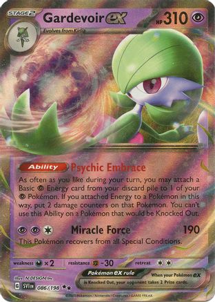 Pokémon TCG – Gardevoir ex 086/198 – Scarlet & Violet Base – Double Rare