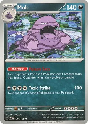 Muk 127  SV01 Scarlet & Violet Base Set - Uncommon
