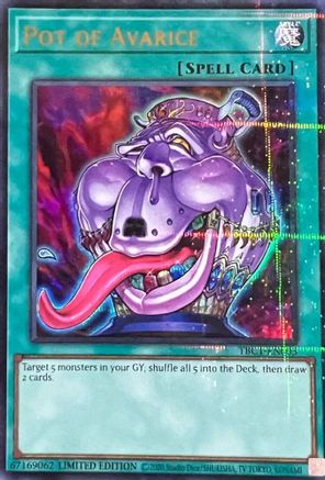 Pot of Avarice (TBC1-EN003) - The Pot Collection Limited The Pot Collection Yugioh Single  Squirtle Squad Card Shop.