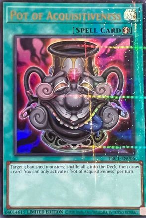 Pot of Acquisitiveness (TBC1-EN006) - The Pot Collection Limited The Pot Collection Yugioh Single  Squirtle Squad Card Shop.