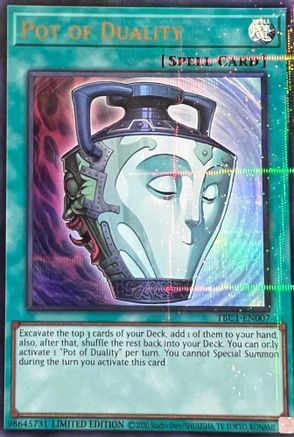 Pot of Duality (TBC1-EN007) - The Pot Collection Limited The Pot Collection Yugioh Single  Squirtle Squad Card Shop.