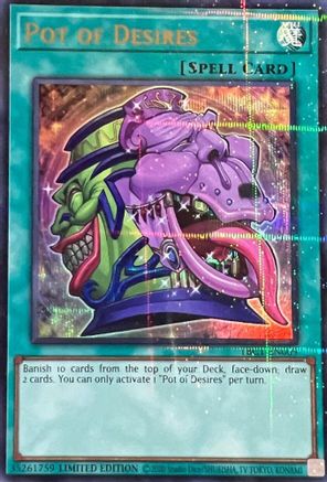 Pot of Desires (TBC1-EN009) - The Pot Collection Limited The Pot Collection Yugioh Single  Squirtle Squad Card Shop.