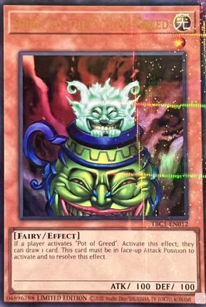 Spirit of the Pot of Greed (TBC1-EN012) - The Pot Collection Limited The Pot Collection Yugioh Single  Squirtle Squad Card Shop.