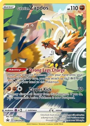 Galarian Zapdos SWSH283  - Holofoil SWSH Sword & Shield Promo Cards - Promo SWSH: Sword & Shield Promo Cards Pokemon Single  Squirtle Squad Card Shop.