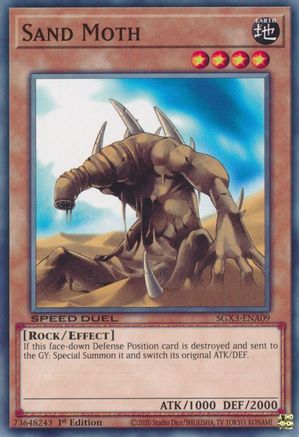 Sand Moth (SGX3-ENA09) - Speed Duel GX: Duelists of Shadows 1st Edition Speed Duel GX: Duelists of Shadows Yugioh Single  Squirtle Squad Card Shop.