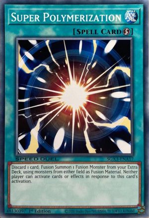 Super Polymerization (SGX3-ENA17) - Speed Duel GX: Duelists of Shadows 1st Edition Speed Duel GX: Duelists of Shadows Yugioh Single  Squirtle Squad Card Shop.
