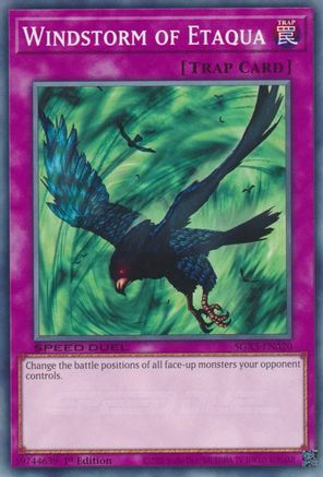Windstorm of Etaqua (SGX3-ENA20) - Speed Duel GX: Duelists of Shadows 1st Edition Speed Duel GX: Duelists of Shadows Yugioh Single  Squirtle Squad Card Shop.
