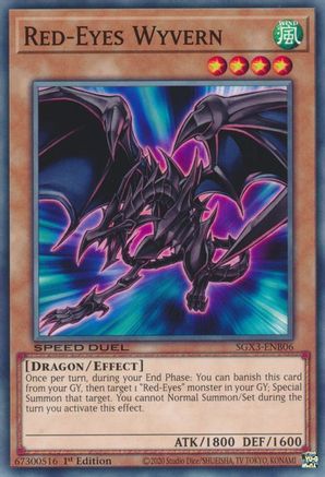 Red-Eyes Wyvern (SGX3-ENB06) - Speed Duel GX: Duelists of Shadows 1st Edition Speed Duel GX: Duelists of Shadows Yugioh Single  Squirtle Squad Card Shop.