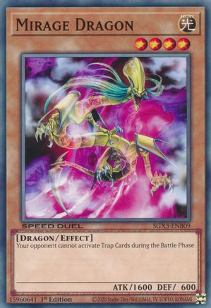 Mirage Dragon (SGX3-ENB09) - Speed Duel GX: Duelists of Shadows 1st Edition Speed Duel GX: Duelists of Shadows Yugioh Single  Squirtle Squad Card Shop.