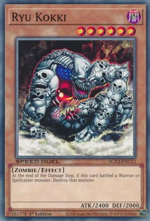 Ryu Kokki (SGX3-ENC13) - Speed Duel GX: Duelists of Shadows 1st Edition Speed Duel GX: Duelists of Shadows Yugioh Single  Squirtle Squad Card Shop.