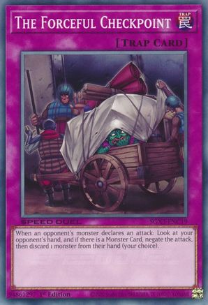 The Forceful Checkpoint (SGX3-ENC19) - Speed Duel GX: Duelists of Shadows 1st Edition Speed Duel GX: Duelists of Shadows Yugioh Single  Squirtle Squad Card Shop.