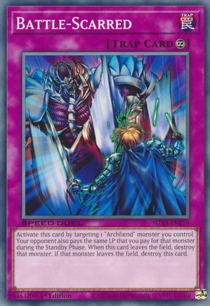 Battle-Scarred (SGX3-ENE19) - Speed Duel GX: Duelists of Shadows 1st Edition Speed Duel GX: Duelists of Shadows Yugioh Single  Squirtle Squad Card Shop.