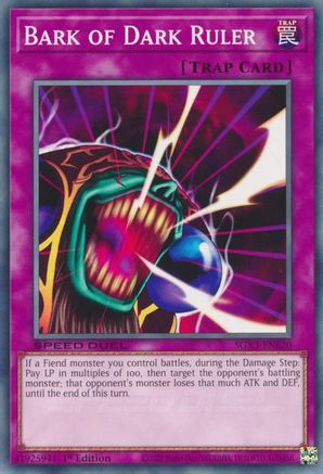 Bark of Dark Ruler (SGX3-ENE20) - Speed Duel GX: Duelists of Shadows 1st Edition Speed Duel GX: Duelists of Shadows Yugioh Single  Squirtle Squad Card Shop.
