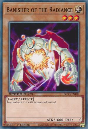 Banisher of the Radiance (SGX3-ENF09) - Speed Duel GX: Duelists of Shadows 1st Edition Speed Duel GX: Duelists of Shadows Yugioh Single  Squirtle Squad Card Shop.