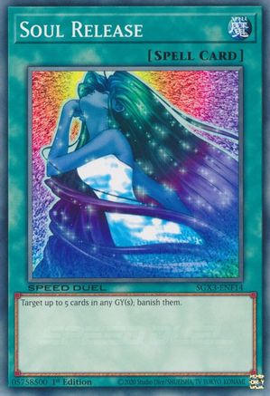 Soul Release (SGX3-ENF14) - Speed Duel GX: Duelists of Shadows 1st Edition Speed Duel GX: Duelists of Shadows Yugioh Single  Squirtle Squad Card Shop.