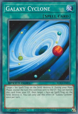 Galaxy Cyclone (SGX3-ENF15) - Speed Duel GX: Duelists of Shadows 1st Edition Speed Duel GX: Duelists of Shadows Yugioh Single  Squirtle Squad Card Shop.