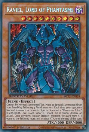 Raviel, Lord of Phantasms (SGX3-ENG03) - Speed Duel GX: Duelists of Shadows 1st Edition Speed Duel GX: Duelists of Shadows Yugioh Single  Squirtle Squad Card Shop.