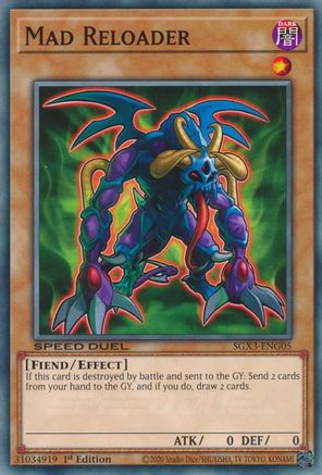 Mad Reloader (SGX3-ENG05) - Speed Duel GX: Duelists of Shadows 1st Edition Speed Duel GX: Duelists of Shadows Yugioh Single  Squirtle Squad Card Shop.