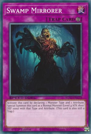 Swamp Mirrorer (SGX3-ENG18) - Speed Duel GX: Duelists of Shadows 1st Edition Speed Duel GX: Duelists of Shadows Yugioh Single  Squirtle Squad Card Shop.